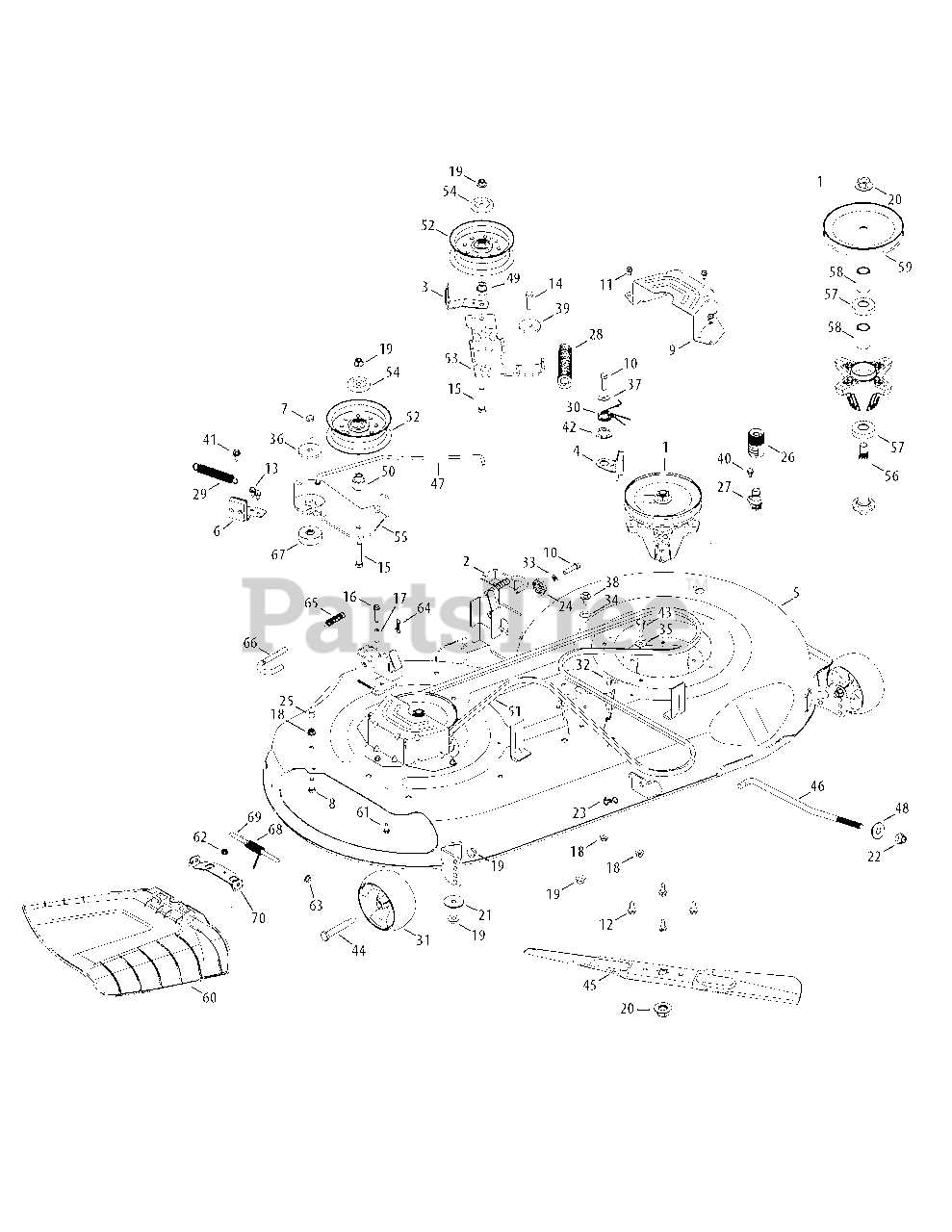 craftsman t1600 parts diagram