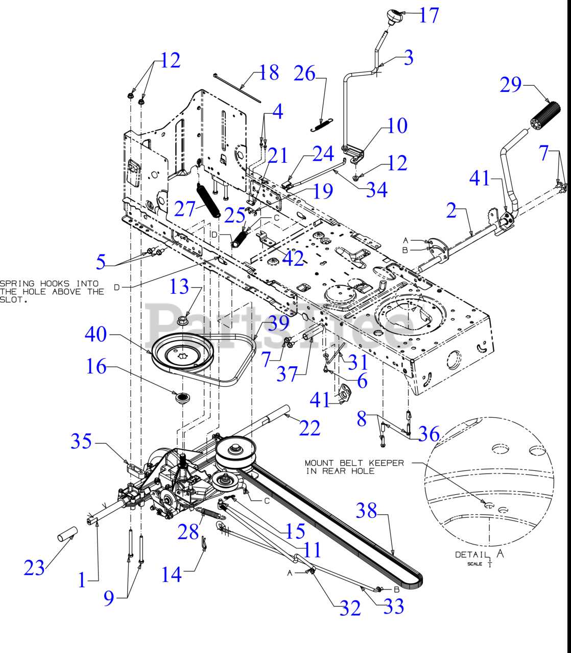 craftsman t210 parts diagram