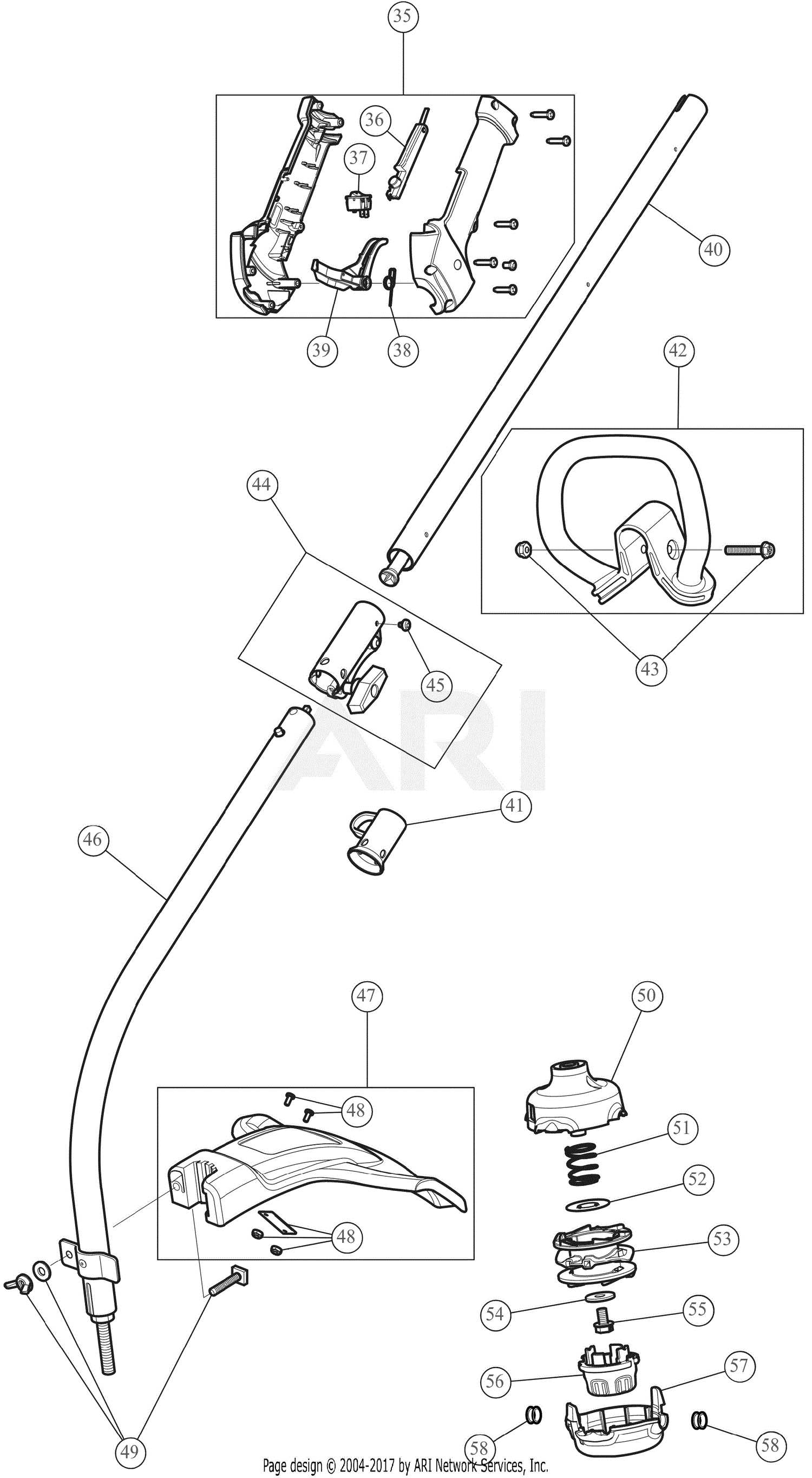 craftsman trimmer parts diagram