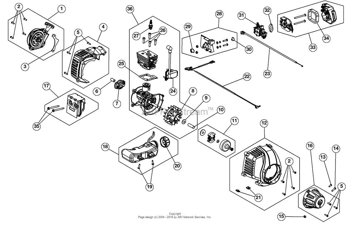 craftsman weed eater parts diagram