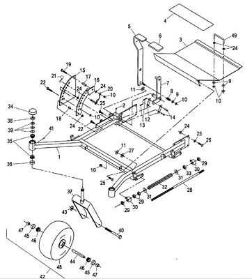 craftsman zero turn parts diagram