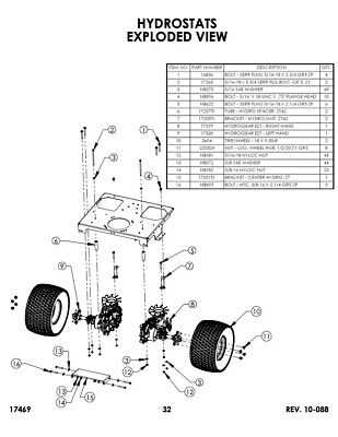 craftsman zero turn parts diagram