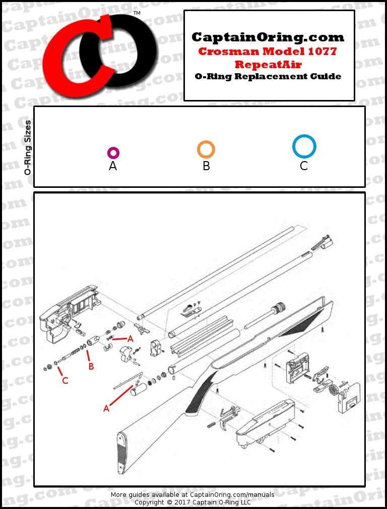 crosman 1077 parts diagram