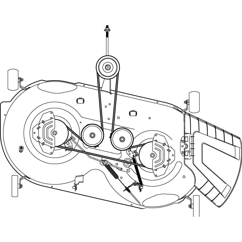 cub cadet 46 inch mower deck parts diagram