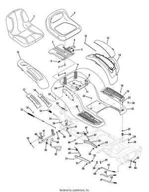 cub cadet ltx 1045 deck parts diagram