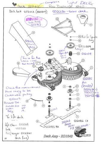 deck parts diagram