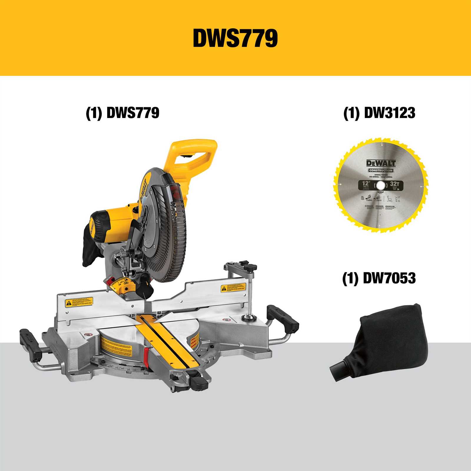 dewalt dws779 parts diagram