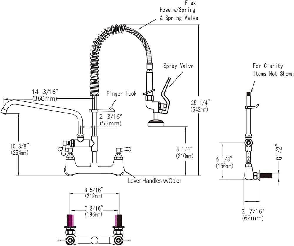 diagram of kitchen faucet parts