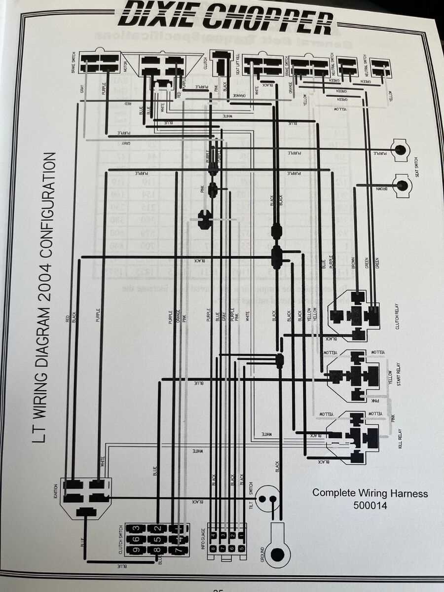 dixie chopper lt2000 parts diagram