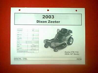 dixon lawn mower parts diagram