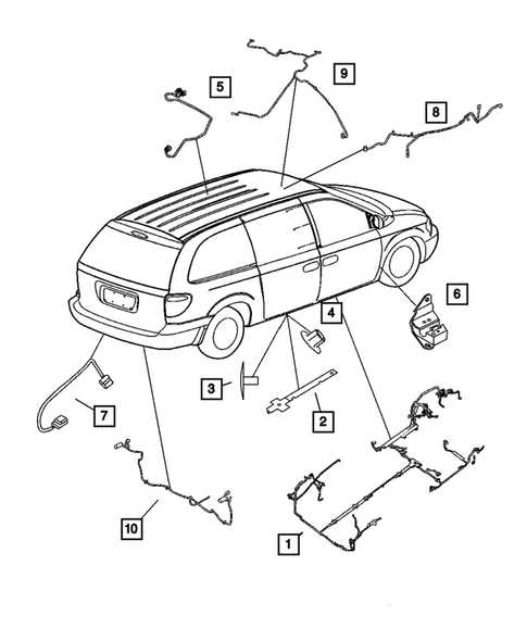 dodge caravan parts diagram