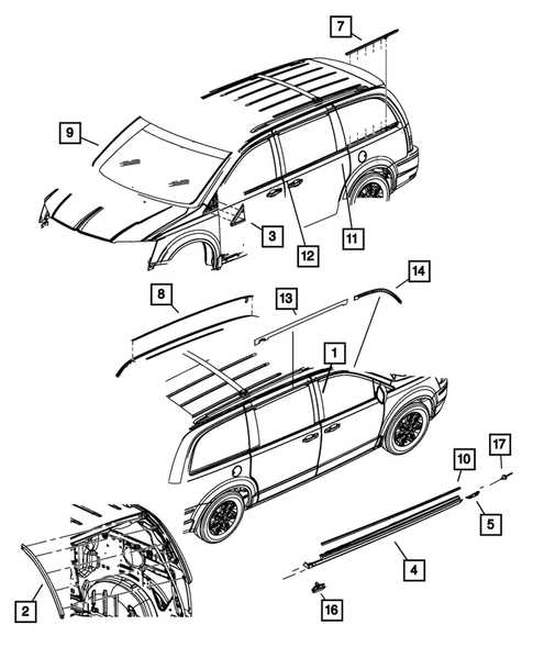 dodge caravan parts diagram