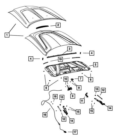 dodge charger body parts diagram