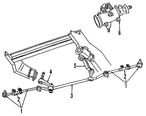 dodge ram 1500 steering parts diagram