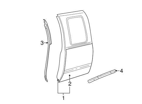 door silverado chevy silverado interior parts diagram