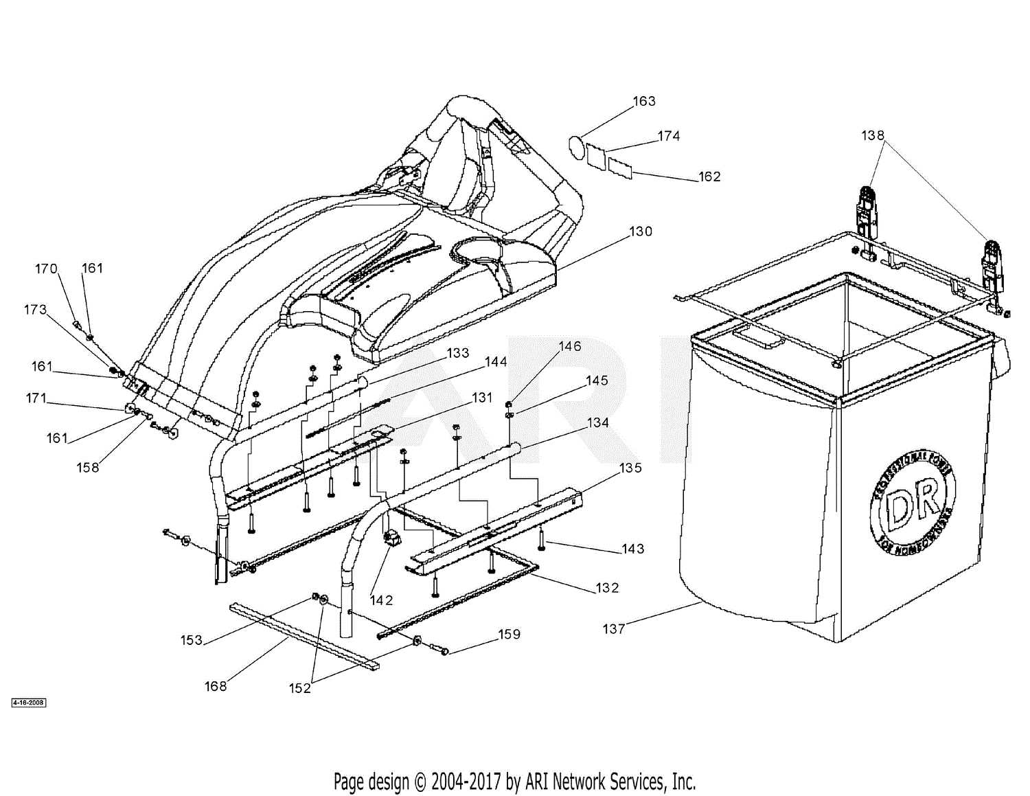 dr leaf vac parts diagram