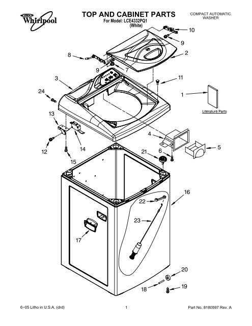 duet washer parts diagram