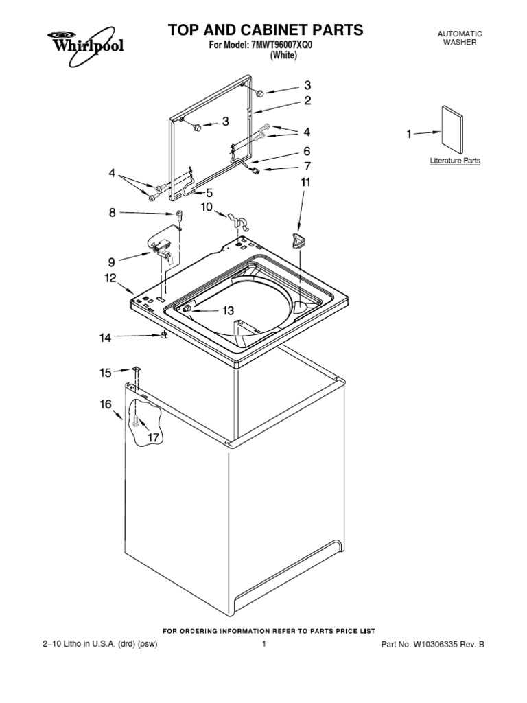 duet washer parts diagram