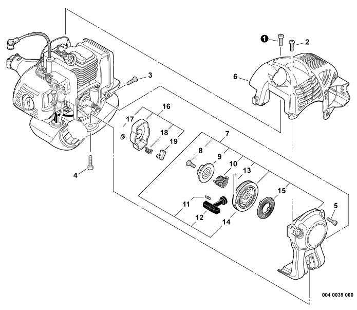 echo srm 225 parts diagram