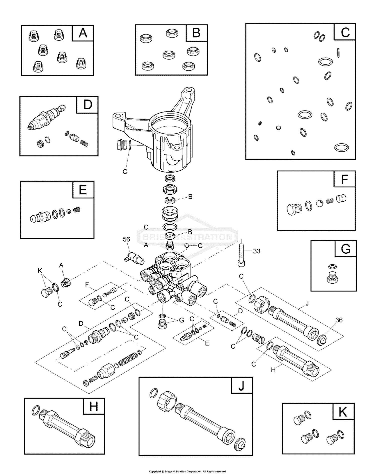 electric pressure washer parts diagram