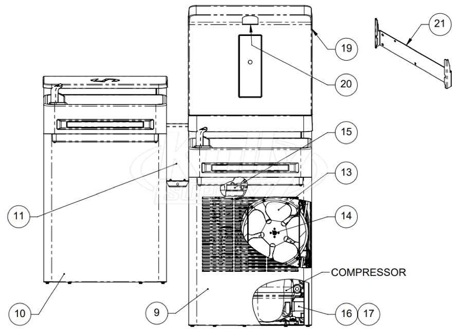 elkay water fountain parts diagram