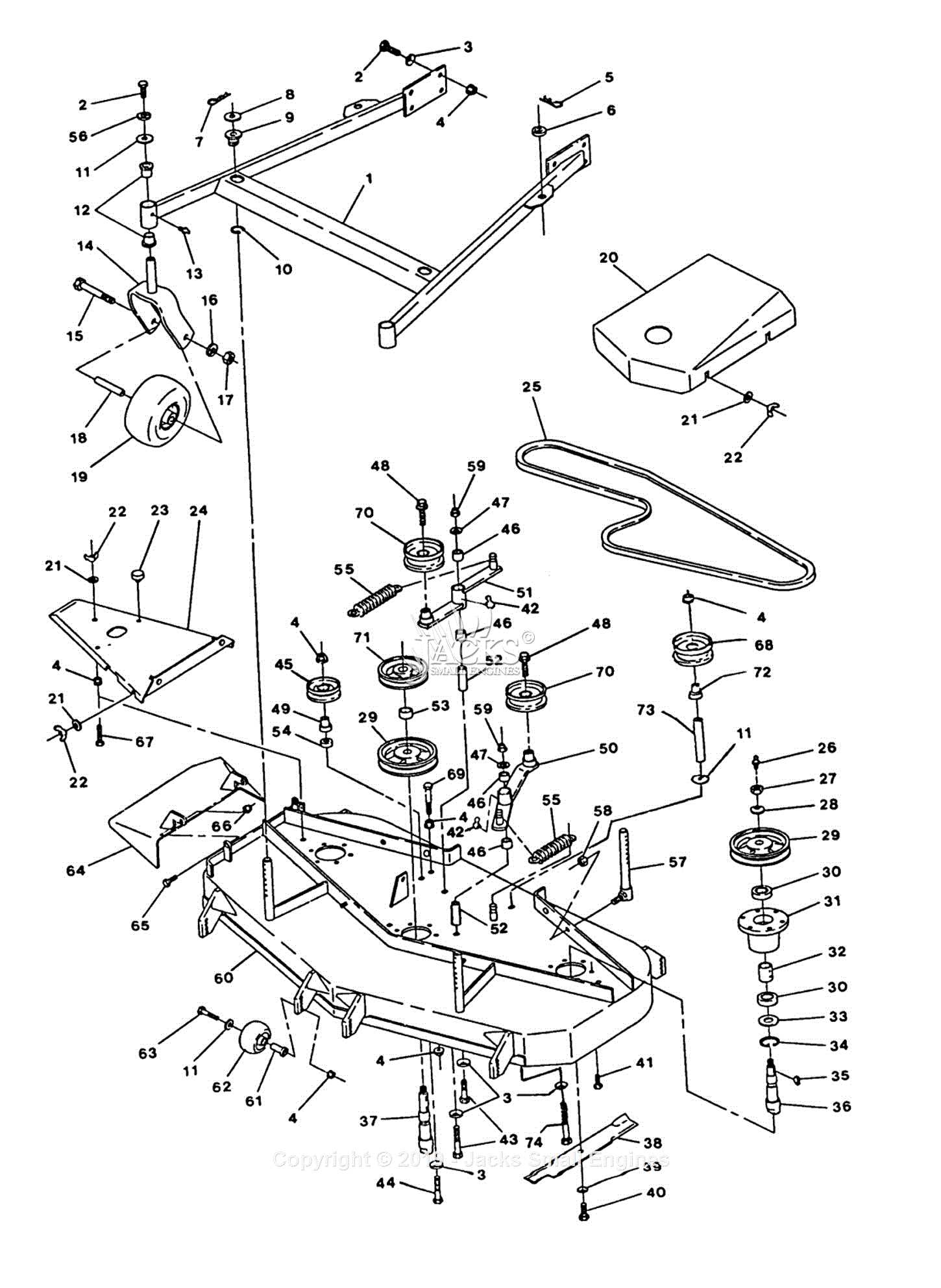 exmark parts diagram