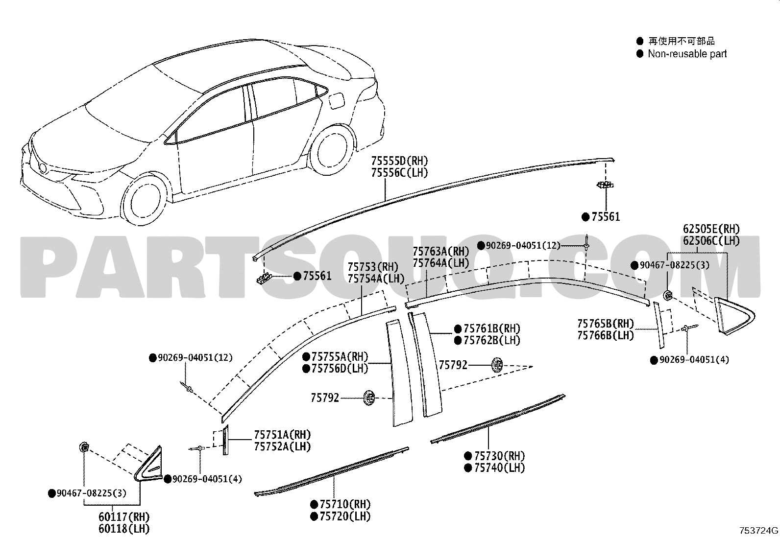 exterior car parts diagram