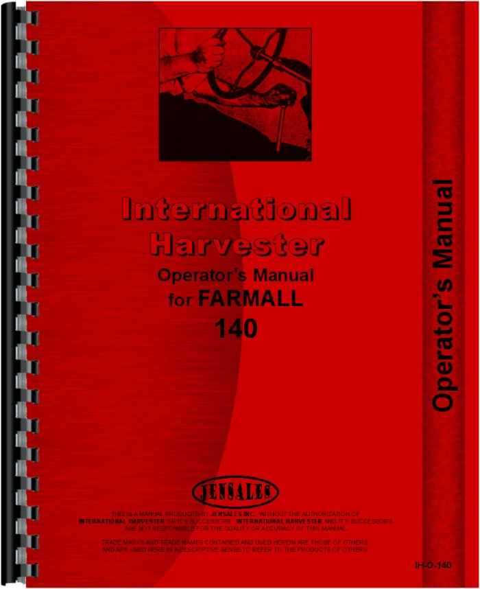 farmall 140 parts diagram