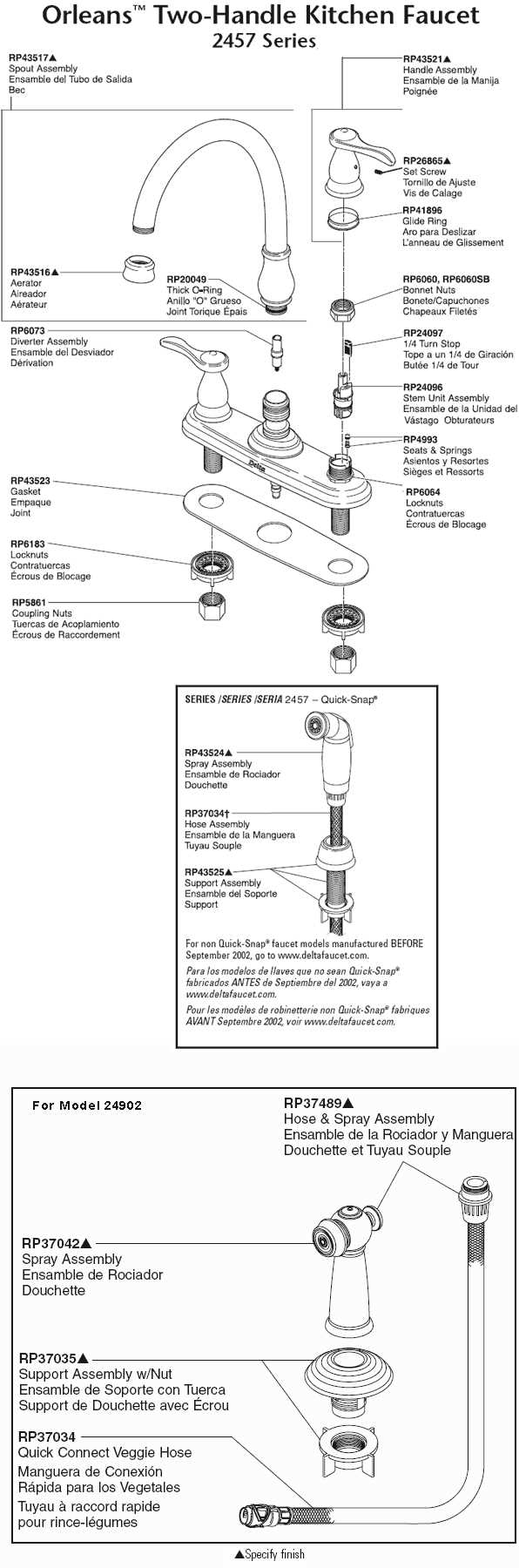 faucet parts diagram