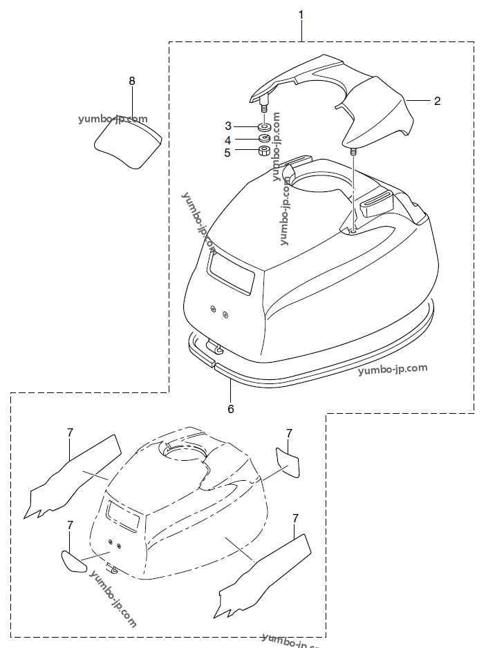 force outboard parts diagram