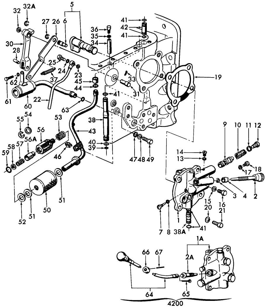 ford 2000 tractor parts diagram