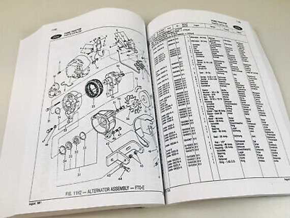 ford 6610 parts diagram