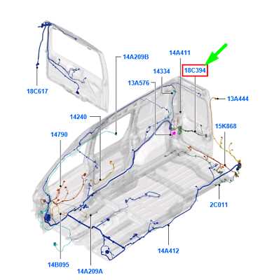 ford transit body parts diagram