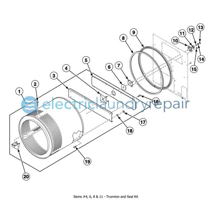 frigidaire affinity dryer parts diagram