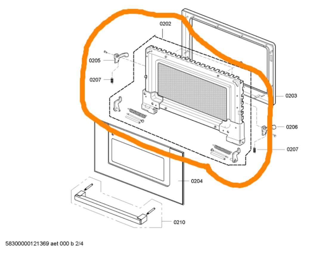 frigidaire oven parts diagram