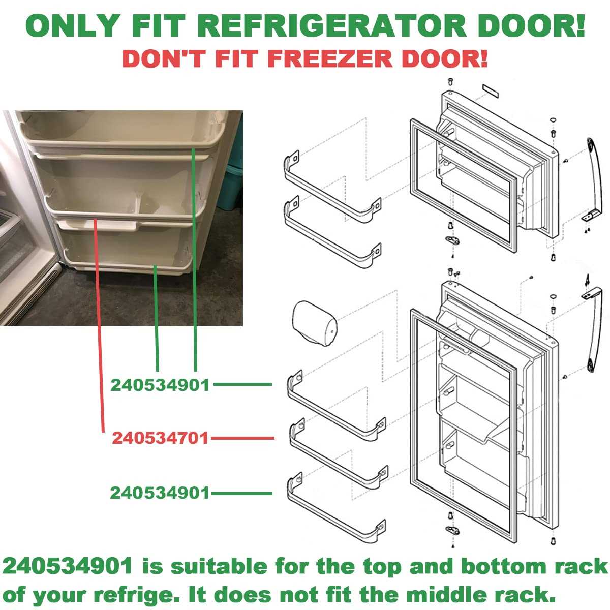 frigidaire refrigerator parts diagram