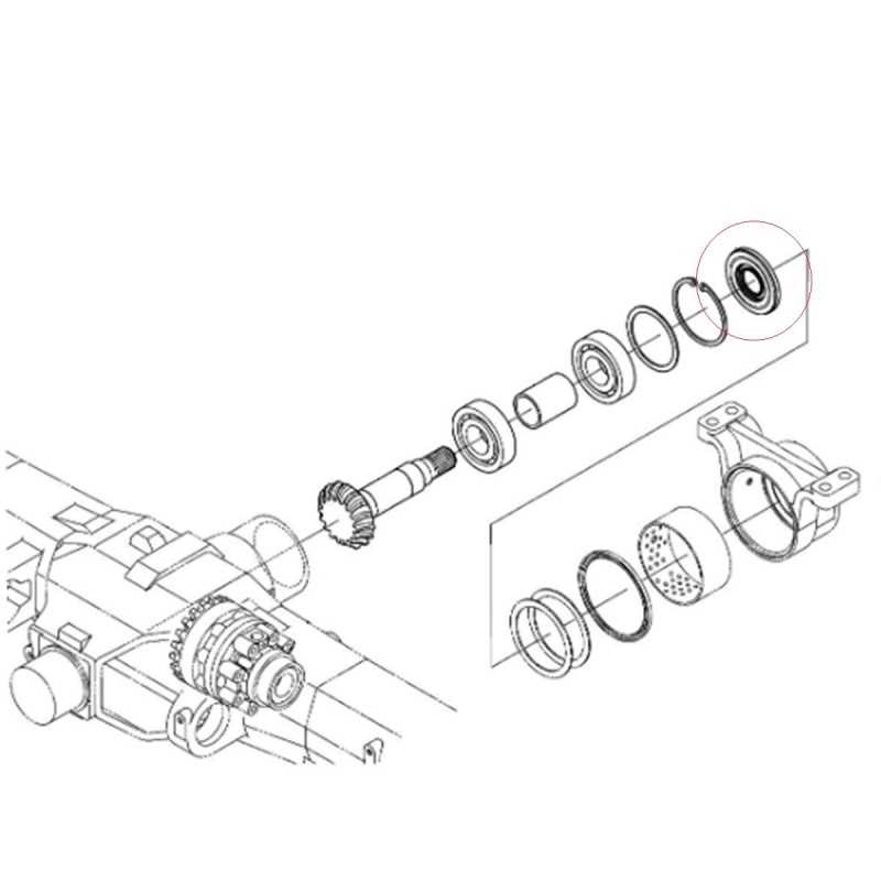 front axle kubota tractor parts diagram