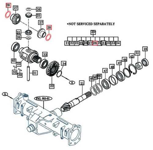 front differential parts diagram