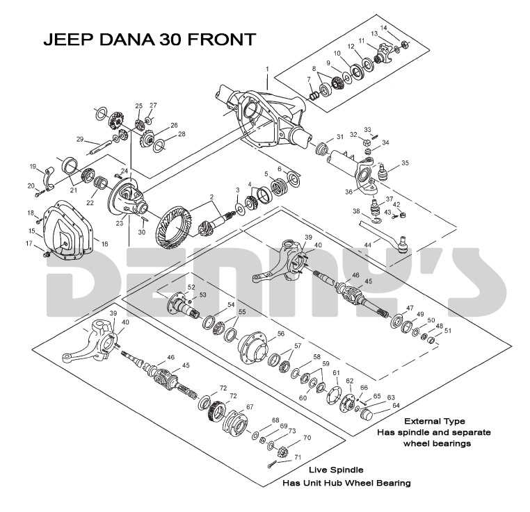 front differential parts diagram