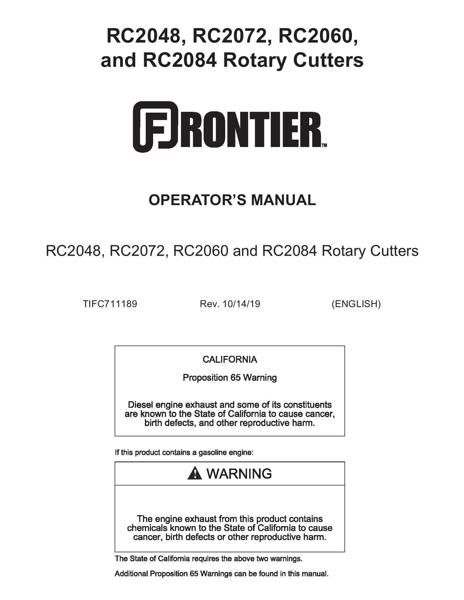 frontier rc2060 parts diagram