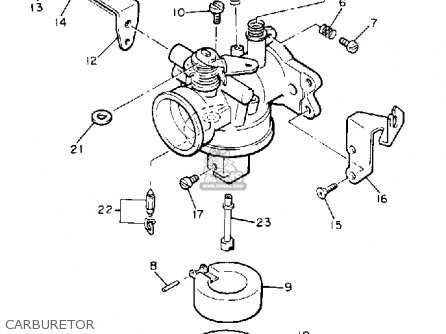 gas yamaha golf cart parts diagram