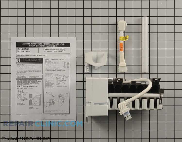 ge ice maker parts diagram