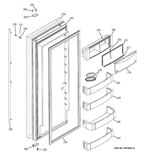 ge monogram refrigerator parts diagram