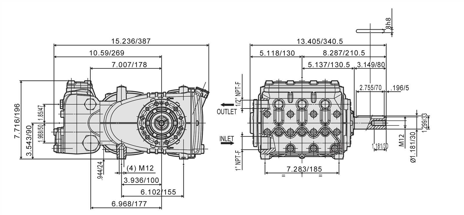 general pump parts diagrams