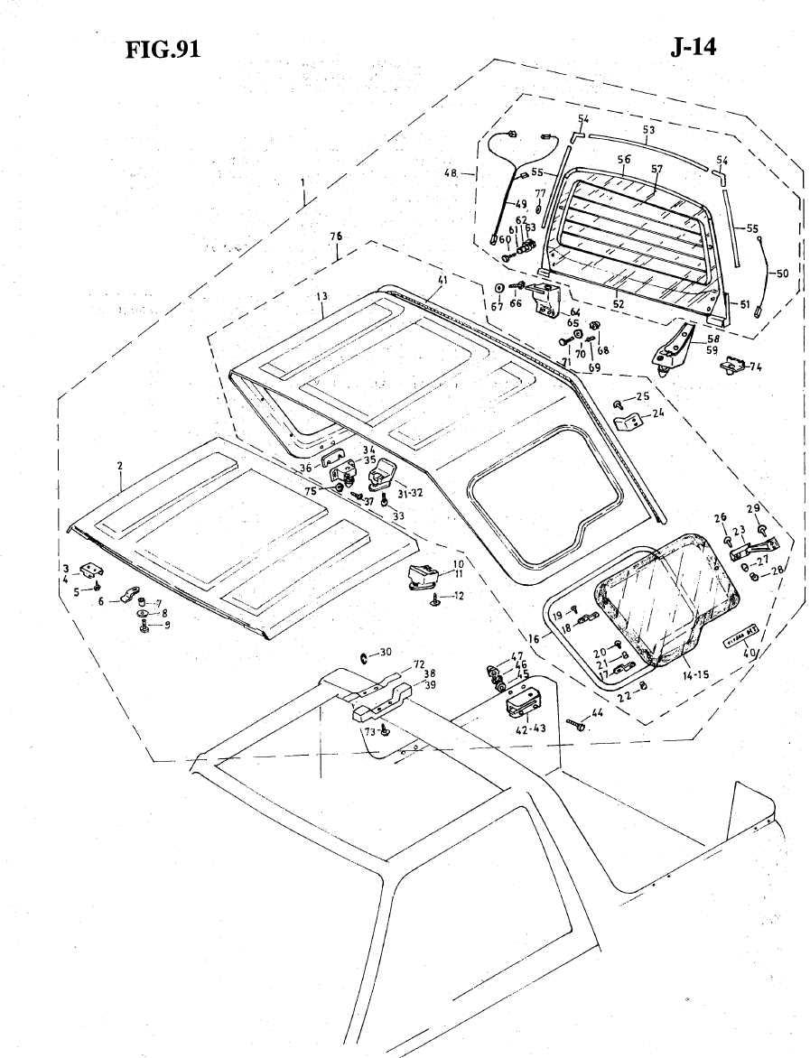 geo tracker parts diagram