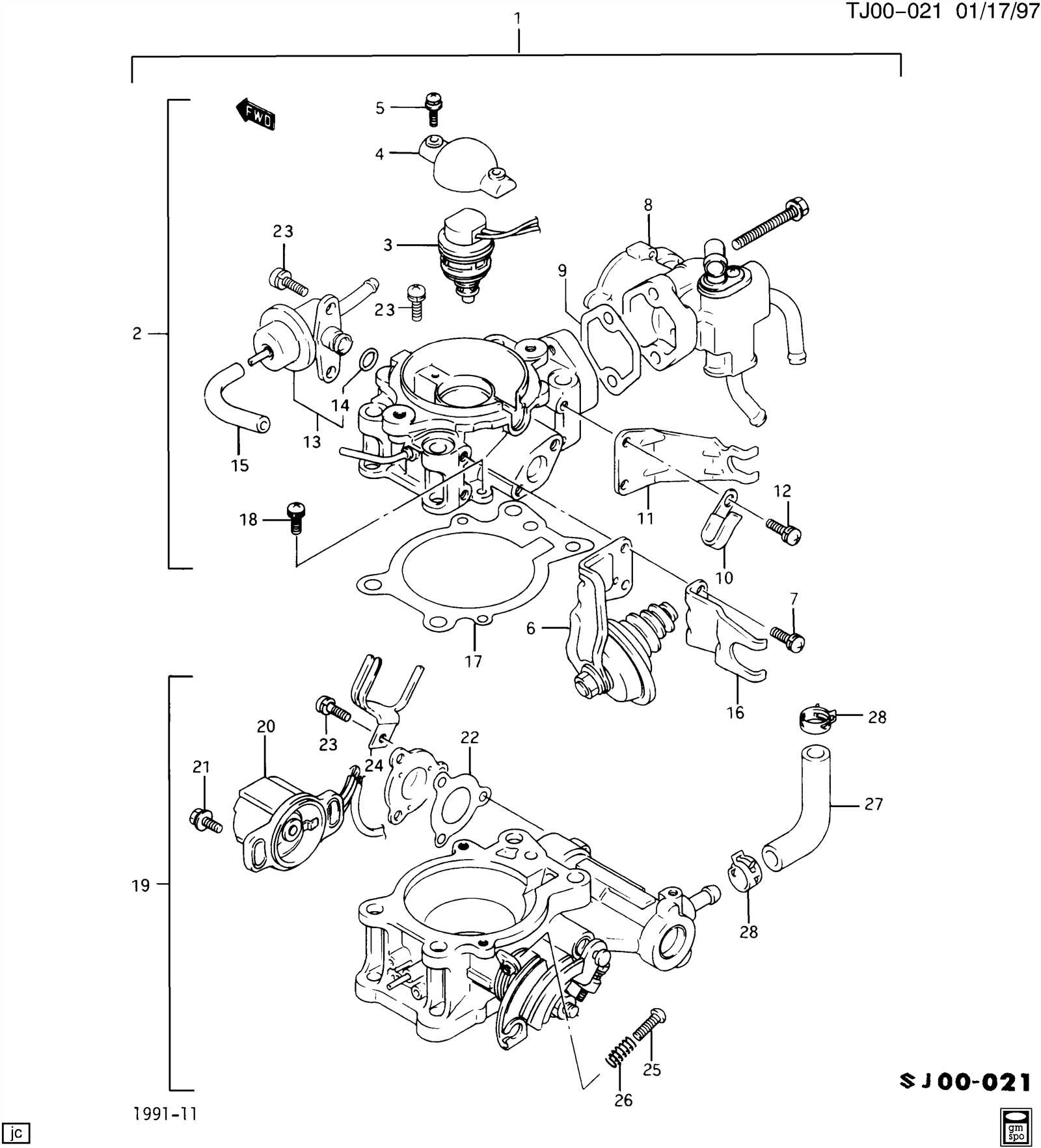 geo tracker parts diagram