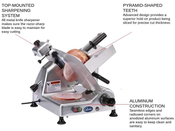 globe slicer parts diagram