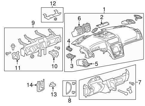 gmc acadia parts diagram