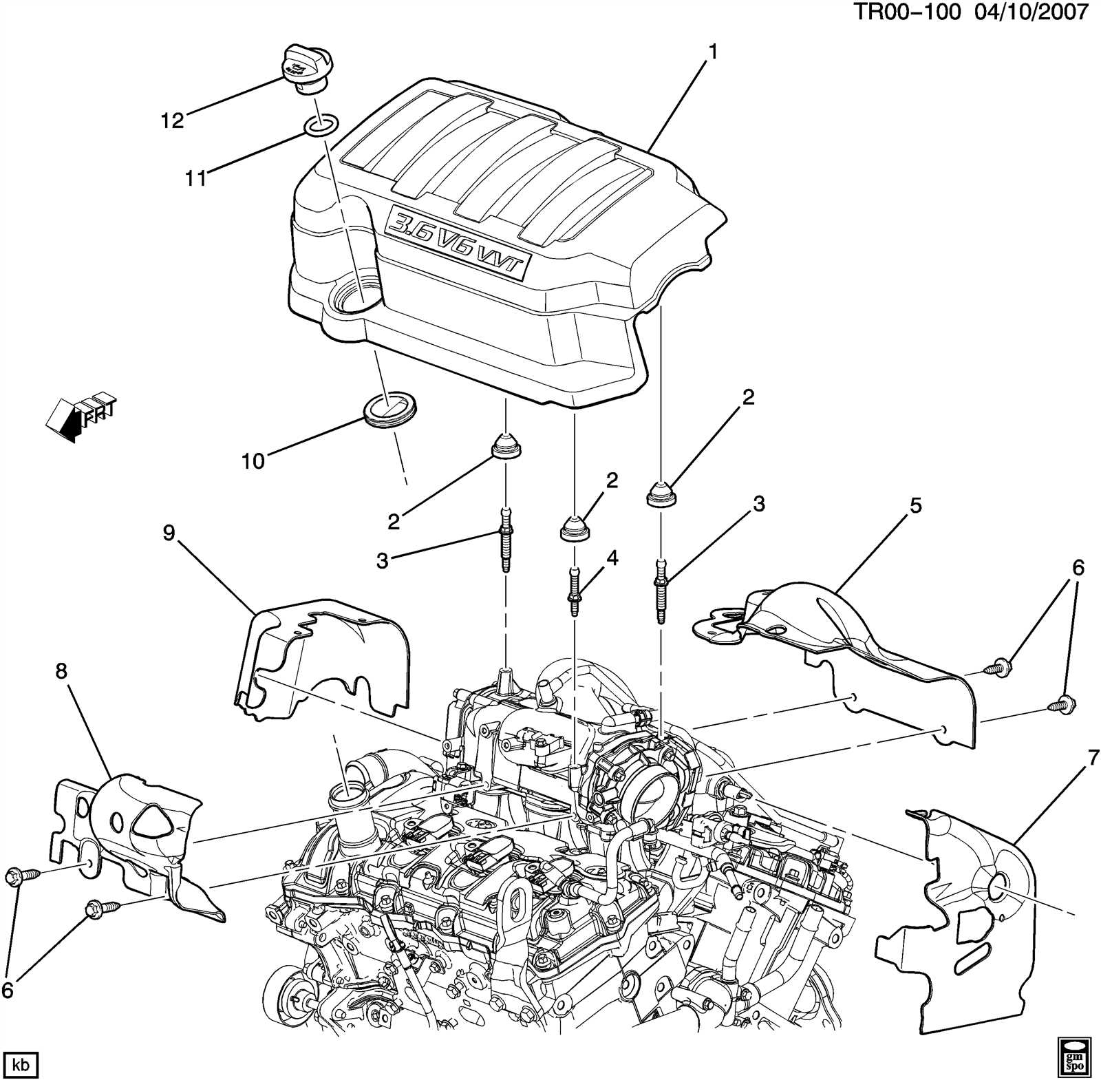 gmc acadia parts diagram