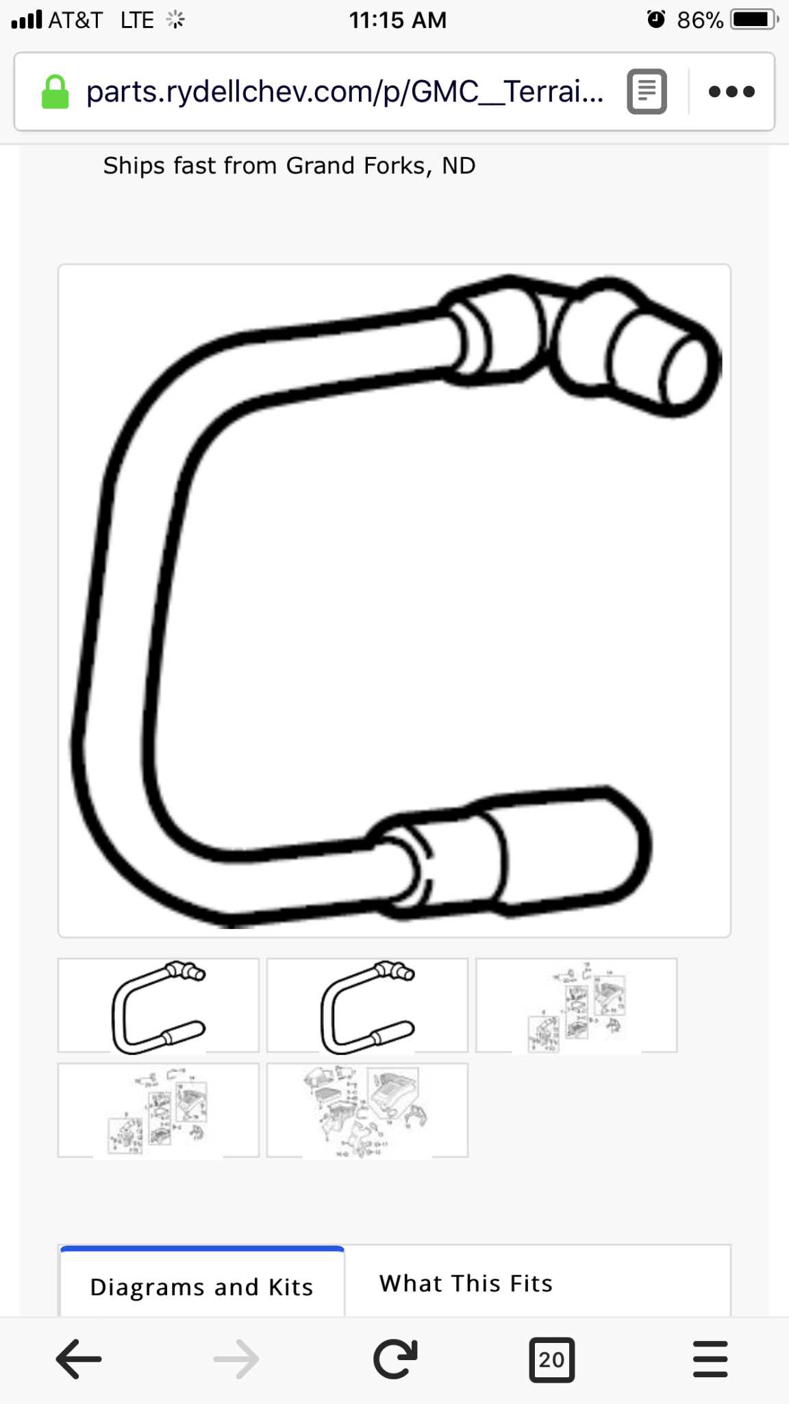 gmc terrain body parts diagram